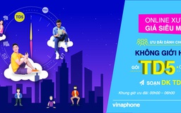 'Cú đêm' VinaPhone tha hồ online không giới hạn data chỉ với 5.000 đồng