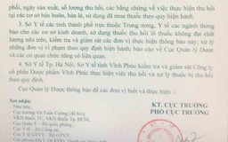 Đình chỉ lưu hành lô thuốc tiêm không đạt chất lượng