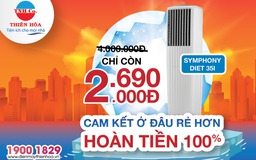 Thiên Hòa cam kết hoàn tiền nếu quạt lạnh ở đâu rẻ hơn