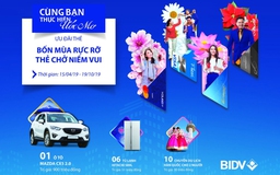 Cơn mưa ưu đãi từ thẻ thanh toán quốc tế BIDV