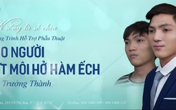 Tạo hình mũi - môi cho người sứt môi hở hàm ếch tuổi trưởng thành