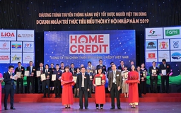 Home Credit được vinh danh Top 10 sản phẩm chất lượng cao 2019