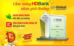 HDBank nhận giải Triển vọng kinh doanh toàn cầu năm 2020