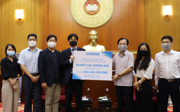 Coway Vina trao tặng 40 máy lọc không khí cho tâm dịch Bắc Giang và TP.HCM