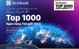 SeABank được The Banker xếp hạng trong ‘Top 1.000 Ngân hàng thế giới 2022’