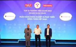 Agribank lọt Top 10 thương hiệu mạnh ngành tài chính ngân hàng năm 2022