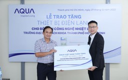 AQUA Việt Nam tài trợ thiết bị điện lạnh cho sinh viên Trường ĐH Bách khoa TP.HCM