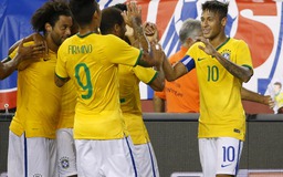 Neymar nhảy múa với cú đúp, Brazil mở hội Samba trên đất Mỹ