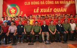 Ăn tập như HAGL, tân binh hạng Nhất CAND quyết lên chơi V-League