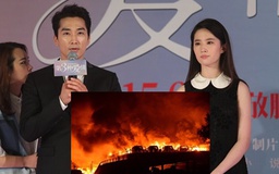 Song Seung Heon, Lưu Diệc Phi hủy quảng bá phim vì vụ cháy nổ ở Thiên Tân