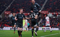 Man City chỉ còn cách ngôi vô địch Premier League 2 trận thắng