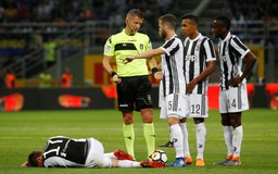 Kinh hoàng với vết thương phải khâu 10 mũi của tiền đạo Juventus