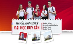 ĐH Duy Tân tuyển sinh 55 ngành Đại học, 13 ngành Thạc sĩ, 10 ngành Tiến sĩ