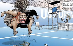 Họa sĩ Úc bị chỉ trích gay gắt vì vẽ tranh biếm họa về Serena Williams