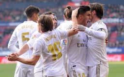 La Liga: Đè bẹp Osasuna, Real Madrid cố bứt khỏi Barcelona