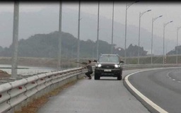 Tài xế dừng xe bán tải trên cao tốc Hạ Long - Hải Phòng để… bắn chim