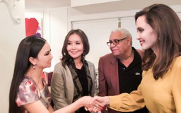Hà Phương gặp gỡ riêng minh tinh Angelina Jolie ở Hollywood