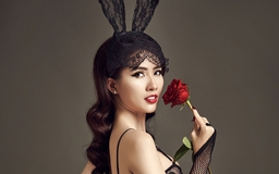 Phan Thị Mơ táo bạo với mốt Playboy