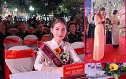 Hoa hậu Mạc Thị Minh thắp nến tri ân, tưởng niệm anh hùng liệt sĩ