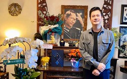 Quang Dũng đến thăm nhà cố nhạc sĩ Trịnh Công Sơn
