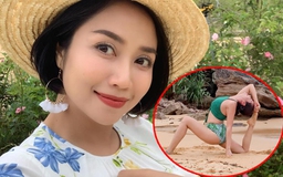 'Mẹ ba con' Ốc Thanh Vân diện bikini khoe dáng nóng bỏng