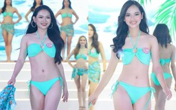 Thí sinh 'Hoa hậu Việt Nam thời đại' trình diễn bikini nóng bỏng