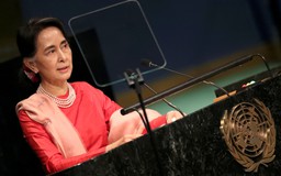 Bà Suu Kyi lần đầu đại diện Myanmar phát biểu tại Đại hội đồng LHQ