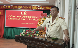 Phú Yên: Phó giám đốc Công an tỉnh được thăng hàm đại tá