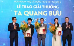 3 nhà khoa học nhận giải thưởng Tạ Quang Bửu năm 2020