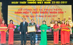 Chủ tịch nước Trần Đại Quang chúc mừng ngành y nhân Ngày thầy thuốc Việt Nam