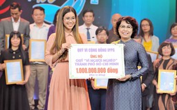 Tiên Nguyễn trao 1 tỉ đồng cho người nghèo TP.HCM