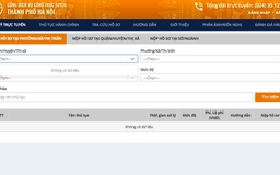 Cổng dịch vụ công trực tuyến của Hà Nội lại lỗi, không thể khai sinh trực tuyến