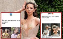 Hoa hậu Thùy Tiên thu hút sự chú ý của truyền thông Hàn Quốc