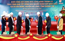 Xây dựng 2 công trình nhà tránh lũ ở ‘rốn lũ’ Quảng Trị