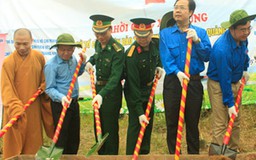 Xây dựng cột cờ Tổ quốc trên đảo Trần