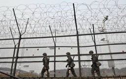 Cháy lớn tại biên giới liên Triều