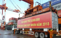 Cảng Quy Nhơn đón tấn hàng thứ 8 triệu