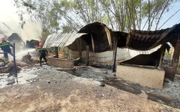 Hoảng hốt vì đốt rơm suýt gây cháy nhà