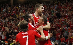 Hạ gục Bỉ 3-1, Xứ Wales lọt vào bán kết gặp Bồ Đào Nha
