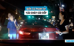 Để ô tô trôi đụng vào xe phía sau, nữ tài xế còn ‘cãi chày cãi cối’