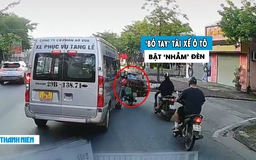 Tài xế ô tô bật ‘nhầm’ đèn cảnh báo nguy hiểm, gây tai nạn cho xe máy