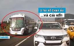 Xe khách và xe tải đâm nhau trên cao tốc vì… cùng đòi 'cướp' làn khẩn cấp