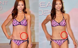 Thí sinh Hoa hậu Hồng Kông 2020 cố che hình xăm khi diện bikini