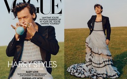 Nam ca sĩ Harry Styles mặc váy lên trang bìa tạp chí Vogue