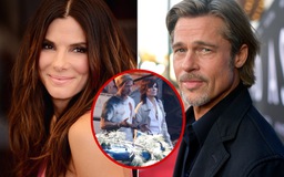 Brad Pitt tất bật trên trường quay phim mới đóng cùng ‘chị đại’ Sandra Bullock