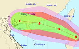 Bão Nida mạnh thêm, vùng biển đông bắc Biển Đông sẽ động dữ dội