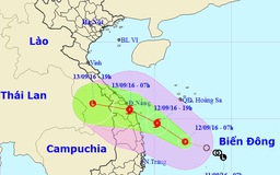 Áp thấp nhiệt đới trên Biển Đông mạnh lên thành bão trong tối nay 12.9