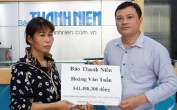 Mẹ anh Hoàng Văn Tuấn dành 200 triệu bạn đọc hỗ trợ để giúp người khó khăn hơn