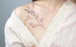 Tự tin khoe cá tính cùng 5 mẫu hình tattoo hoa đầy gợi cảm cho nàng