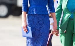 Đằng sau loạt váy xanh, Kate Middleton còn ghi điểm bởi lý do cực đặc biệt